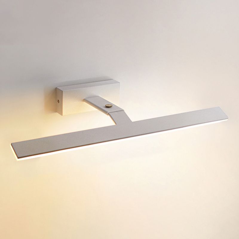 Armed Vanity Wall Light Fixtures Nordic Minimalist Style Aluminum Single Vanity Light