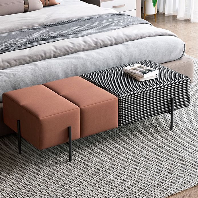 15.7" Wide Upholstered Seating Bench Modern Entryway and Bedroom Bench with Cushioned