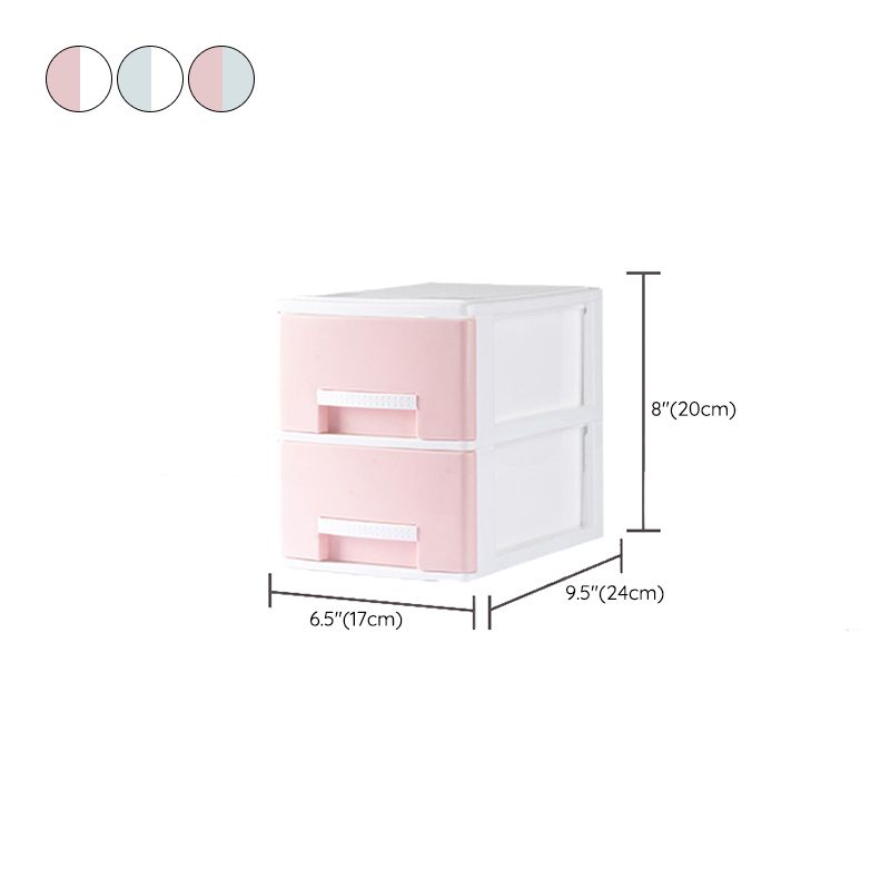 Contemporary Lateral Filing Cabinet Plastic Home or Office File Cabinet with Drawers