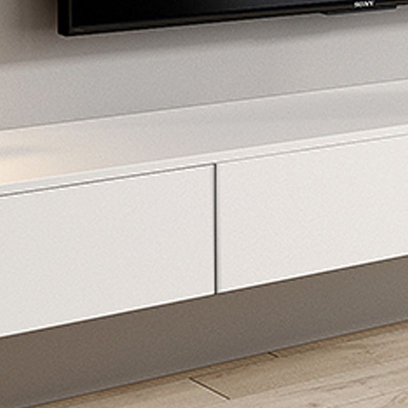 Contemporary Engineered Wood TV Stand Floating Enclosed Storage TV Media Console