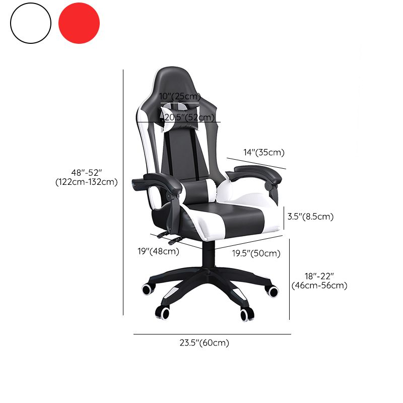 Modern Office Chair Distressing Ergonomic Pillow Included Desk Chair