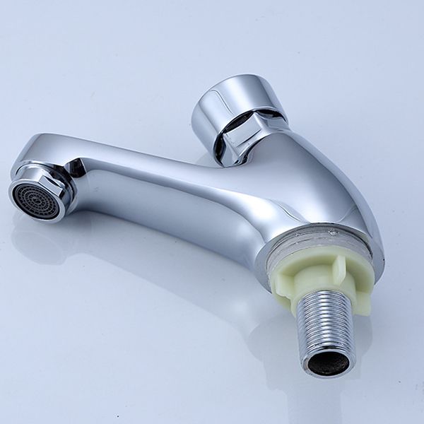 Modern Vessel Sink Faucet Brass Knob Handle Low Arc Basin Lavatory Faucet