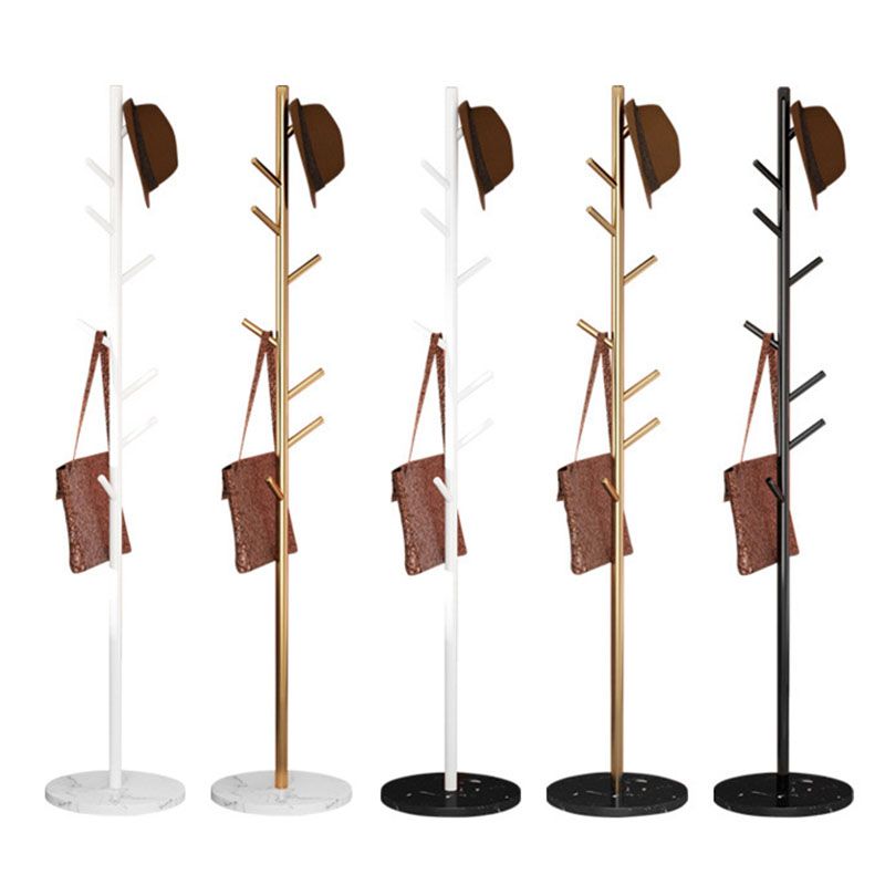 Free Standing Hall Stand Indoor Glam Metal Hall Stand with Hooks