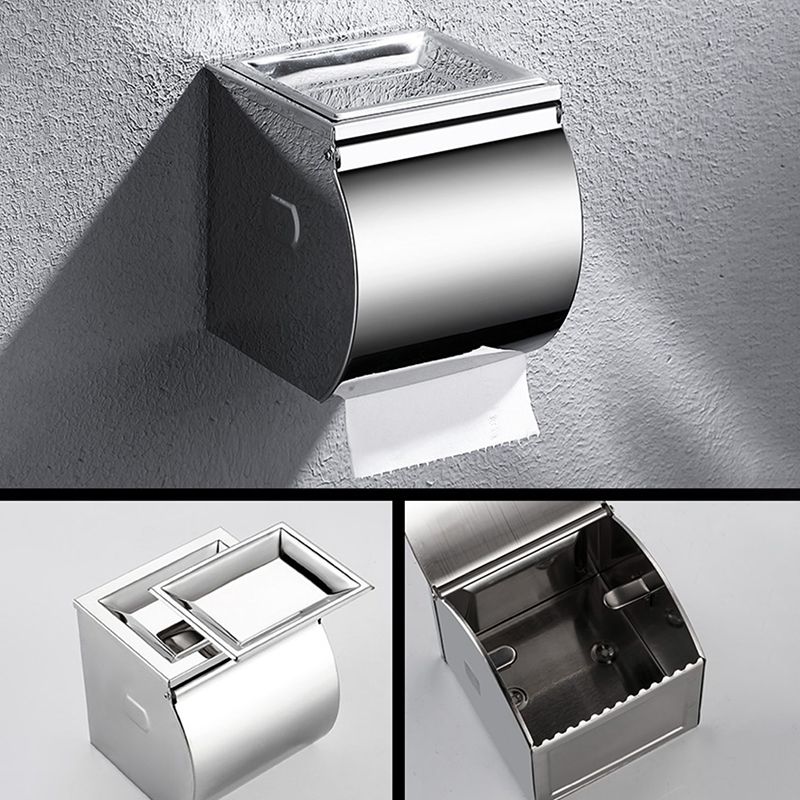 Modern Stainless Steel Bath Shelf Paper Holder Bathroom Accessory Kit