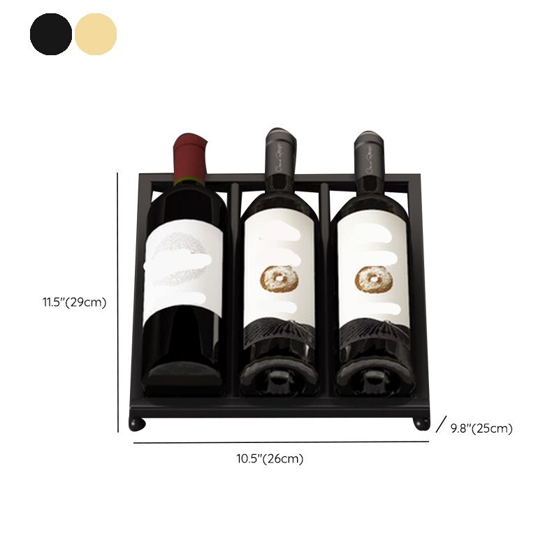 Modern Tabletop or Countertop Free-Stand Wine Rack Kit Metal Wine Racks