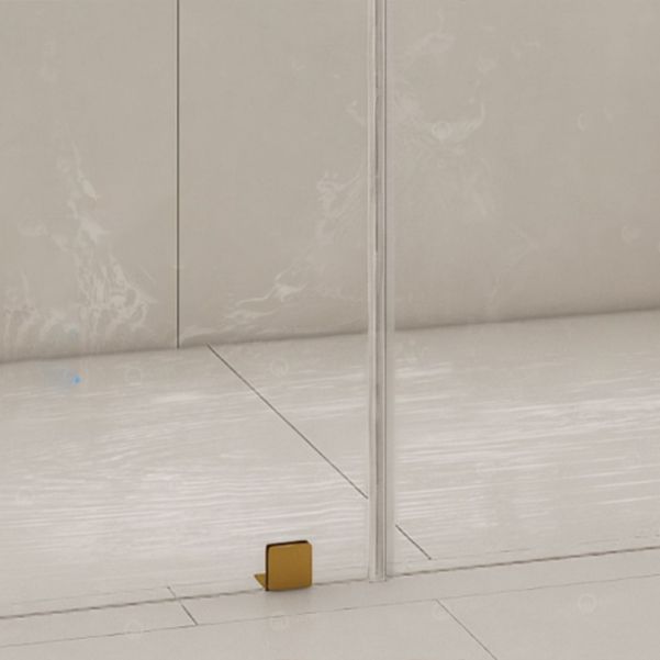 Hinged Frameless Tempered Glass Shower Door, One-line Shower Door