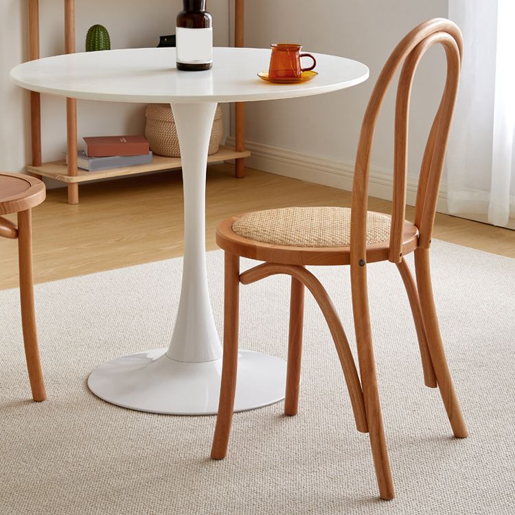 Contemporary Dining Room Solid Wood Open Back Dining Side Chair