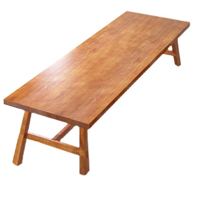 Meeting Desk Modern Pine Solid Wood Rectangle Table for Office