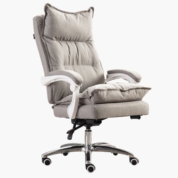 Executive Swivel Office Chair with Padded Arms Modern Task Chair with Wheels