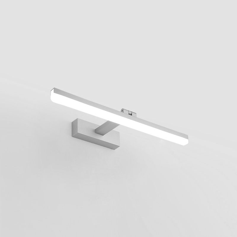 Modern Simple Aluminum Vanity Light Strip Shape LED Vanity Lamp for Shower Room