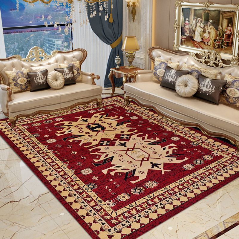 Tapis de style ethnique traditionnel tapis polyester