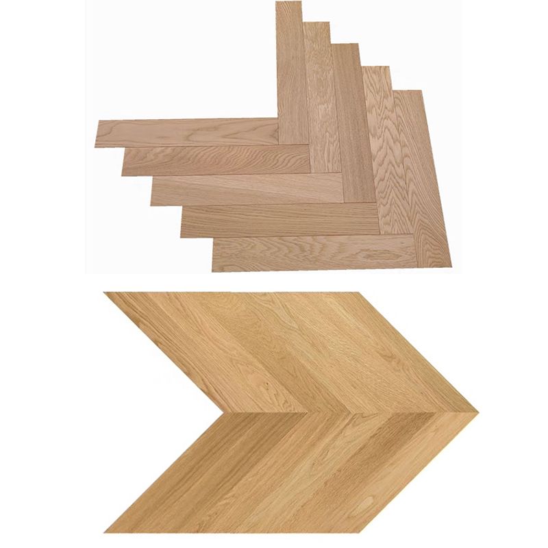 Traditional Wooden Wall Planks Solid Wood Click-Locking Parquet Trim Piece