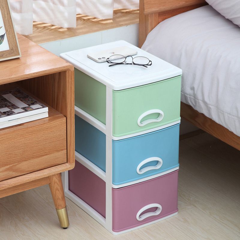 Plastic Contemporary File Cabinet Vertical File Cabinet with Drawers