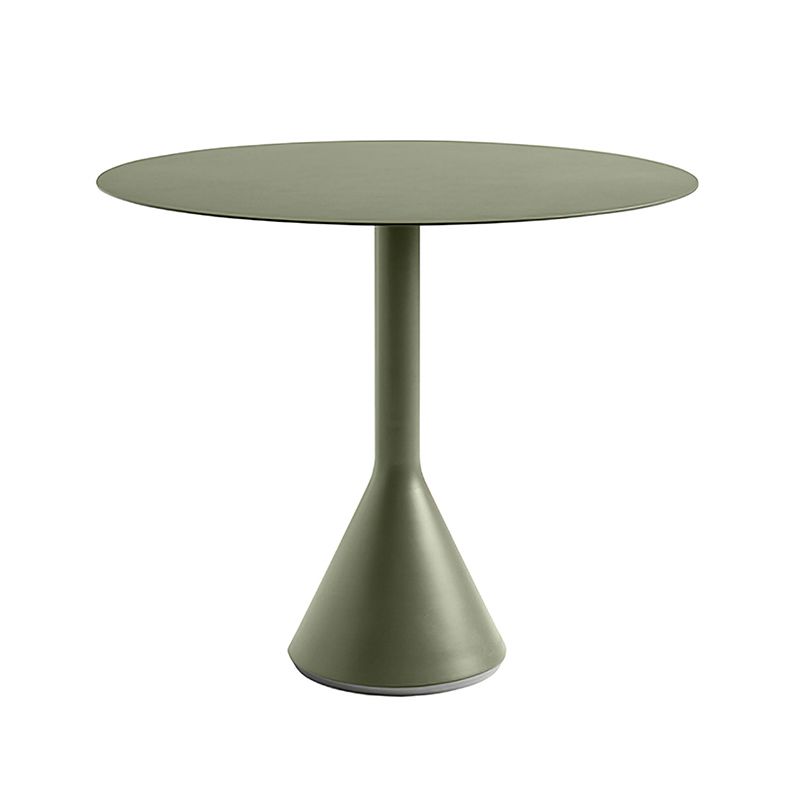 Green Metal Patio Table Contemporary Water Resistant Coffee Table