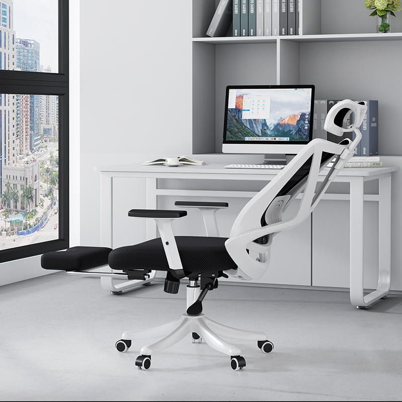 Modern Office Chair No Distressing Ergonomic Slide Chair with Wheels