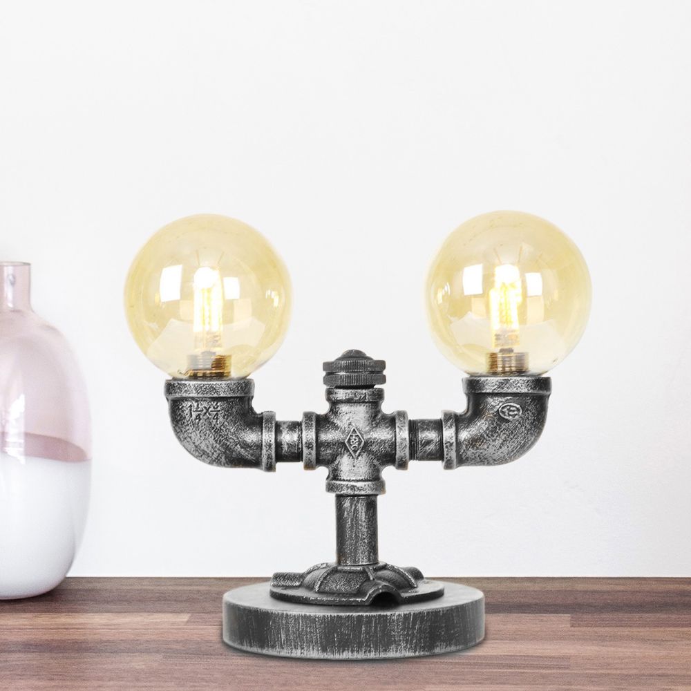 Lampe de bureau rond industrielle 2/3