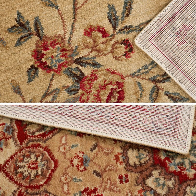 Shabby Chic Ethnic Printed Rug Color Mixed Polyester Area Carpet Stain Resistant Rug for Living Room