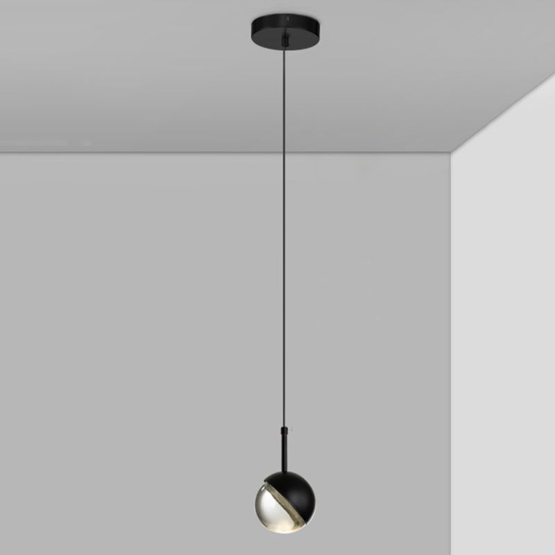 Contemporary Style Ball Pendant Lamp Metal Multi Lights Hanging Pendant Light