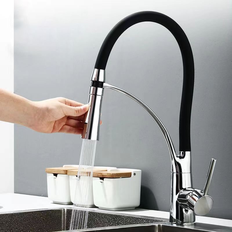 Modern 1-Handle Faucets Copper Touchless with Water Dispenser Standard Kitchen Faucet