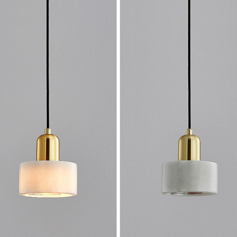 Geometric Hanging Lights Modern Style Stone 1 Light Pendant Light Kit