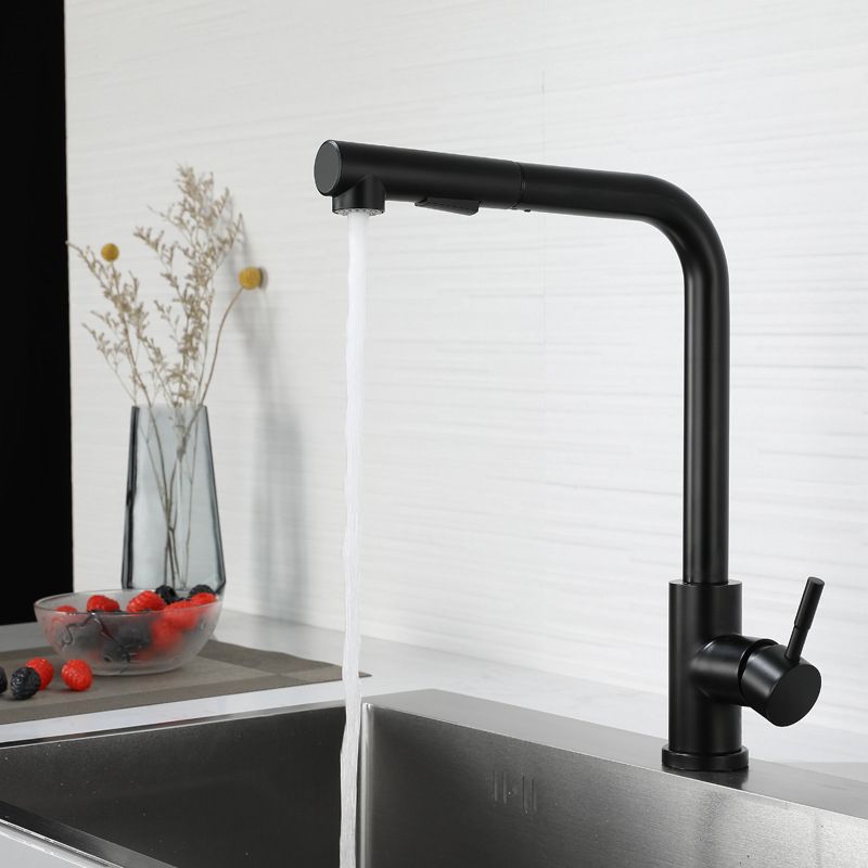 Kitchen Faucet Rod Handle Cold and Hot Controlled Kitchen Faucet