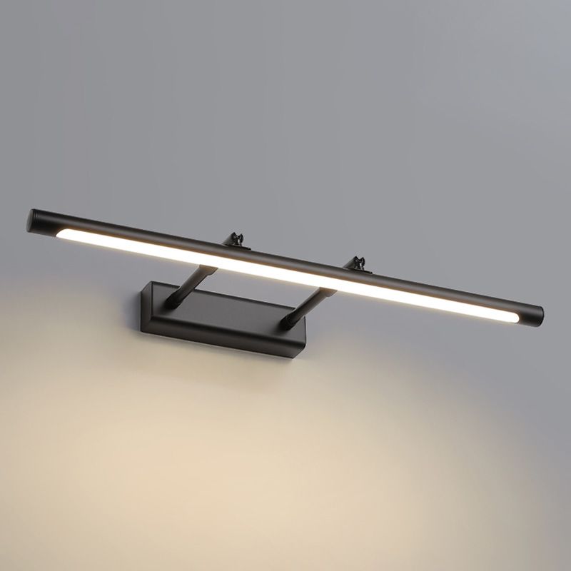 Luces de tocador montados en la pared de metal aerodinámico accesorios de iluminación de tocador modernos para el baño