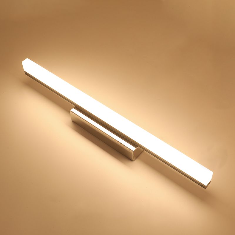 Ligera LED Luz contemporánea de espejo contemporáneo Iluminación frontal con sombra acrílica para el baño