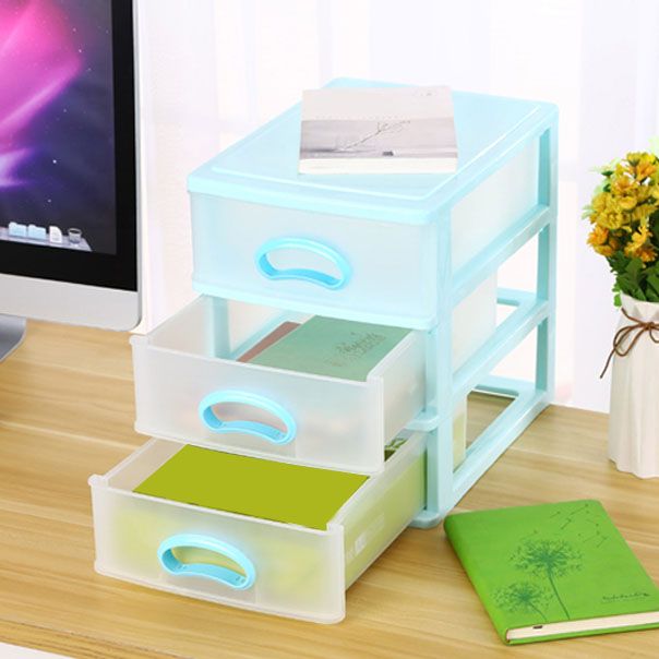 Drawers Filing Cabinet Plastic Vertical Contemporary File Cabinet for Home Office