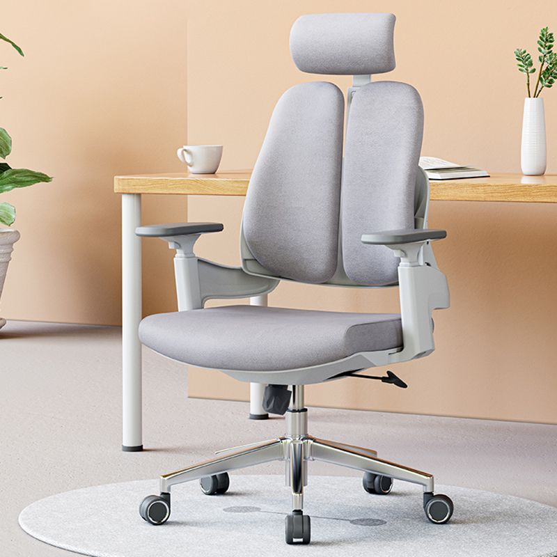 Modern Removable Arms Office Chair Adjustable Seat Height Desk Chair with Wheels