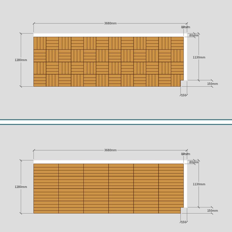 Interlocking Deck Tiles Wood Deck Flooring Tiles for Outdoor Patio