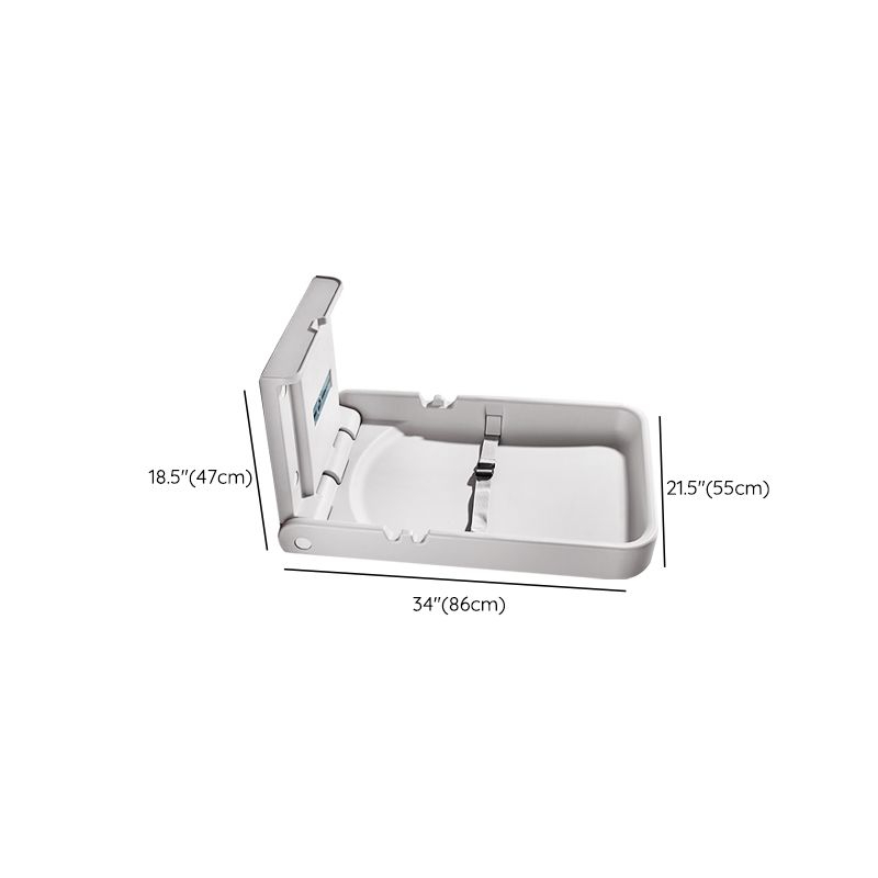 Plastic Baby Changing Table Modern Changing Table with Safety Rails