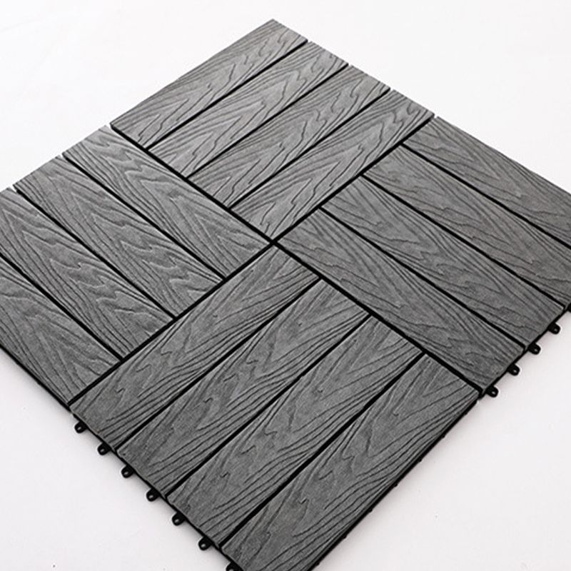 Floor Bullnose Click Lock Wire Brushed Wooden Flooring Tiles