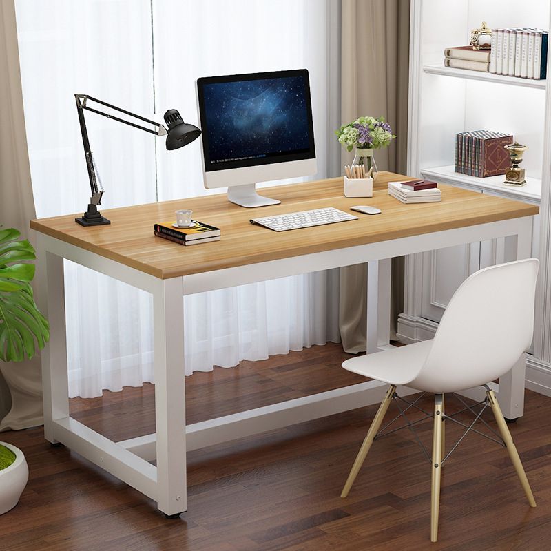 Modern Home Rectangular Writing Desk Bedroom Artificial Wood Office Desk