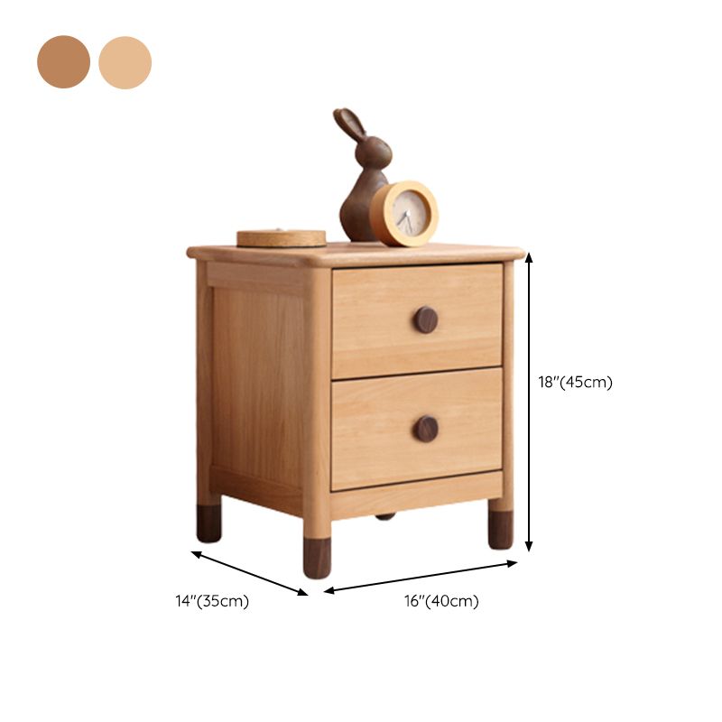 Modern & Contemporary End Table for Nursery Solid Wood Nursery Nightstand