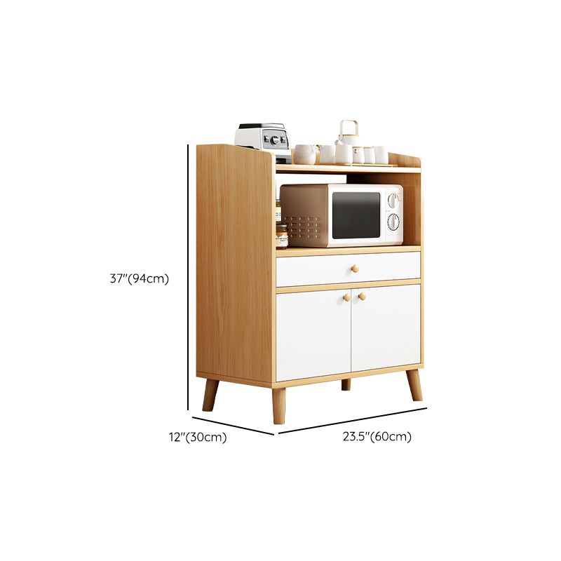 Modern Style Dining Server Engineered Wood Server for Living Room