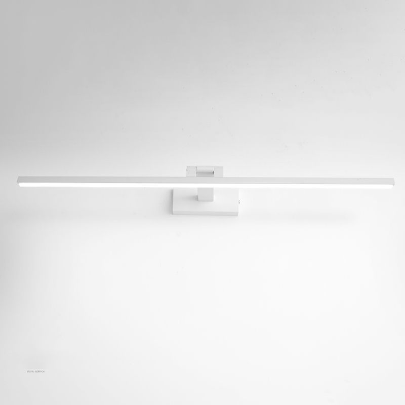 Metal Shade Linear Swing Arm Lights Malled Flexion de montura de pared de 1 cabeza en blanco