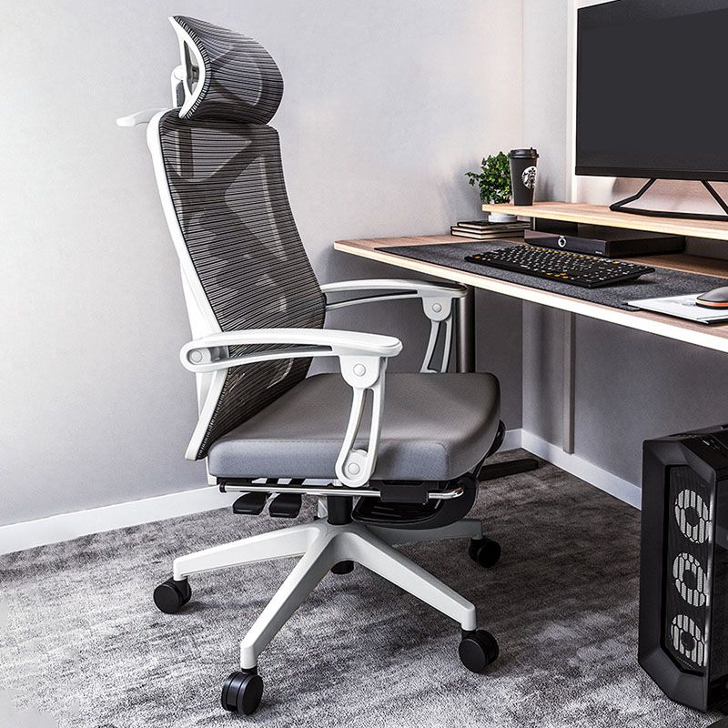 Modern Adjustable Arms Desk Chair Height-adjustable Task Chair for Office