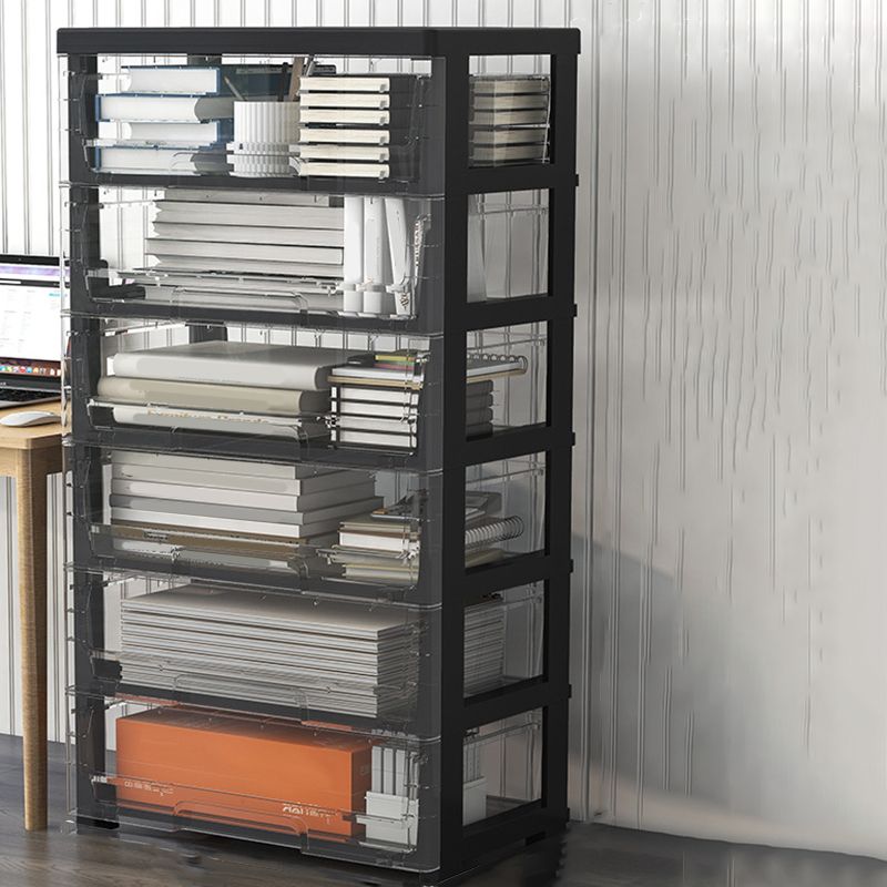 Modern Acrylic Cabinet Drawers and Pedestal Filing Cabinet for Home Office