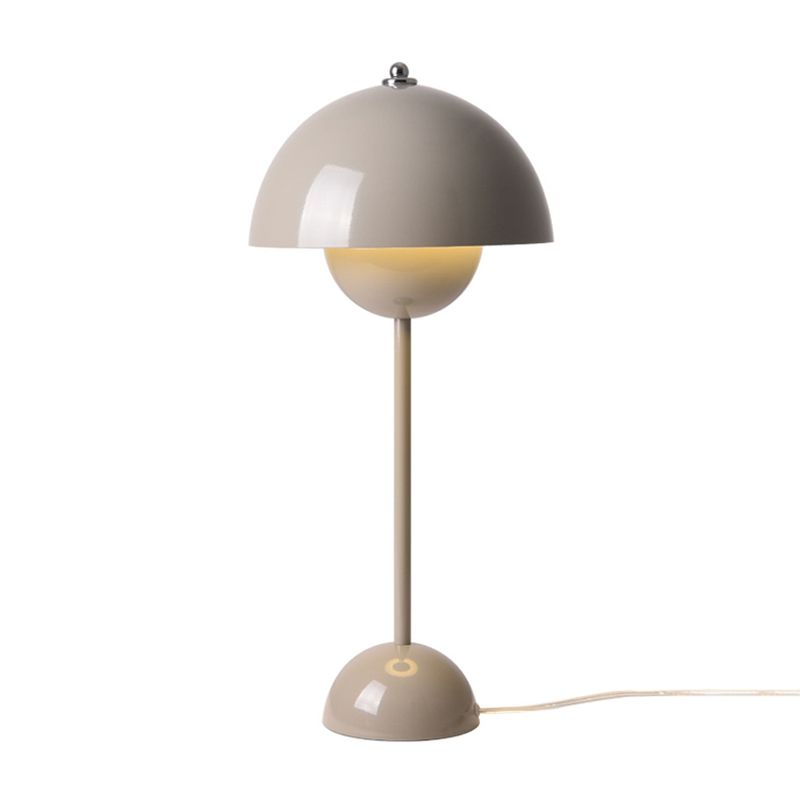 Modern Creative Dome Macaron Table Lamp Metal 1 Light Night Table Lamps