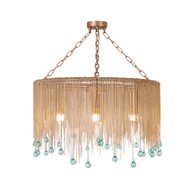 Tassel Chandelier Pendant Light Postmodern Chandelier for Living Room Dining Room