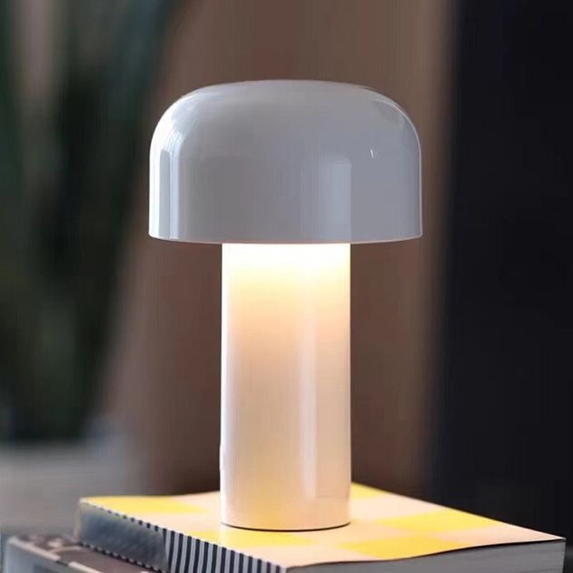 Metal Mushroom Night Table Lamp Minimalist Style Table Light for Bedside