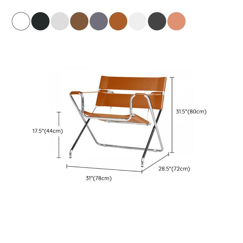 Contemporary Metal Single Standard Recliner Standard Solid Color with Legs