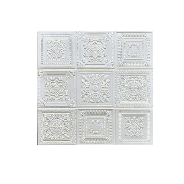 Modern Pearl Wainscoting Wall Access Panel Peel and Stick Wall Tile Set of 10