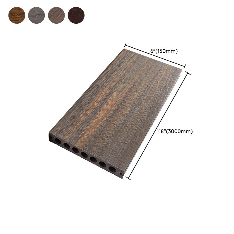 Anti-corrosion Wood Flooring Modern Style Non-slip Rectangle Wood Flooring