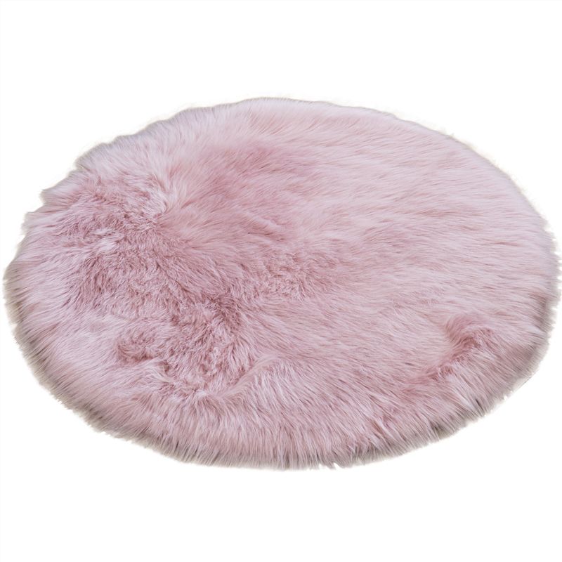 Tapis rond Shag Polyester Polyester Creative Indoor Tapis de support sans glissement pour le salon