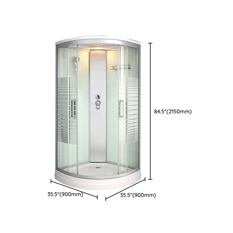 Framed Double Sliding Shower Stall Steam Shower Shower Stall