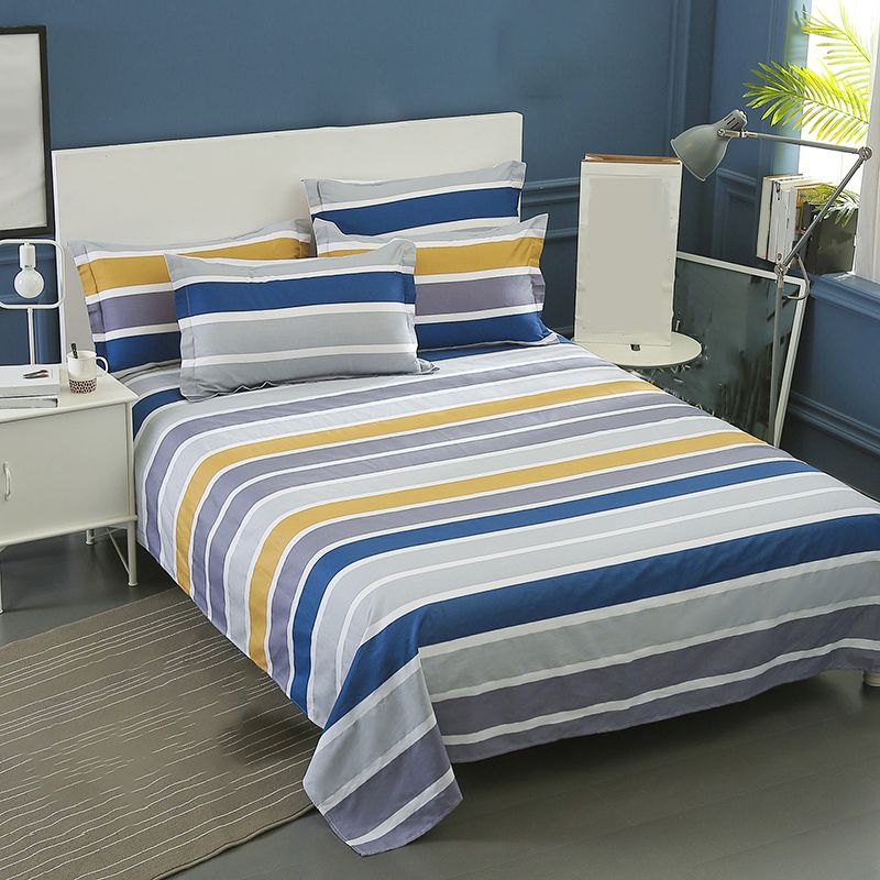 Cotton Fitted Sheet One Piece Summer Style Bedroom Simple Bed Sheet