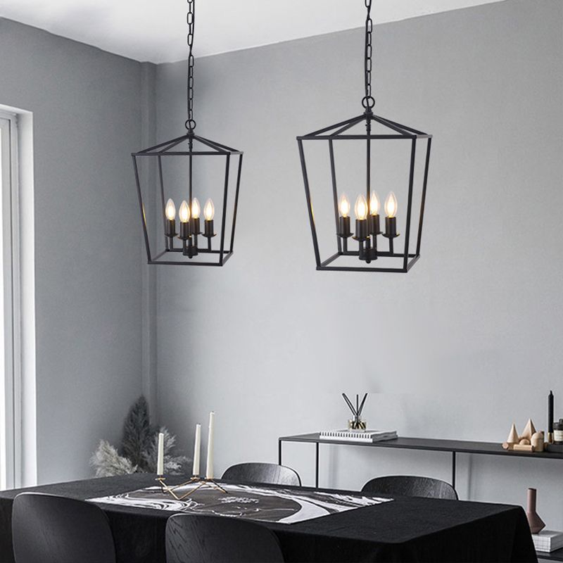 Industrial Minimalist Adjustable Pendant Lighting for Living Room Dining Room