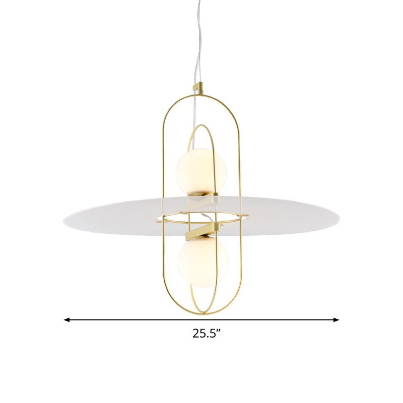 CHANDELIER LEIL VERRE BLANC STYLE DU CHANGEUR LEIL 2 LICTES LAVINE DE CUIET LAMPE AVEC DESIGNEMENTS DE COMME OVAUX