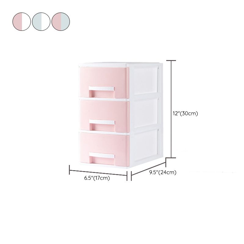 Contemporary Lateral Filing Cabinet Plastic Home or Office File Cabinet with Drawers